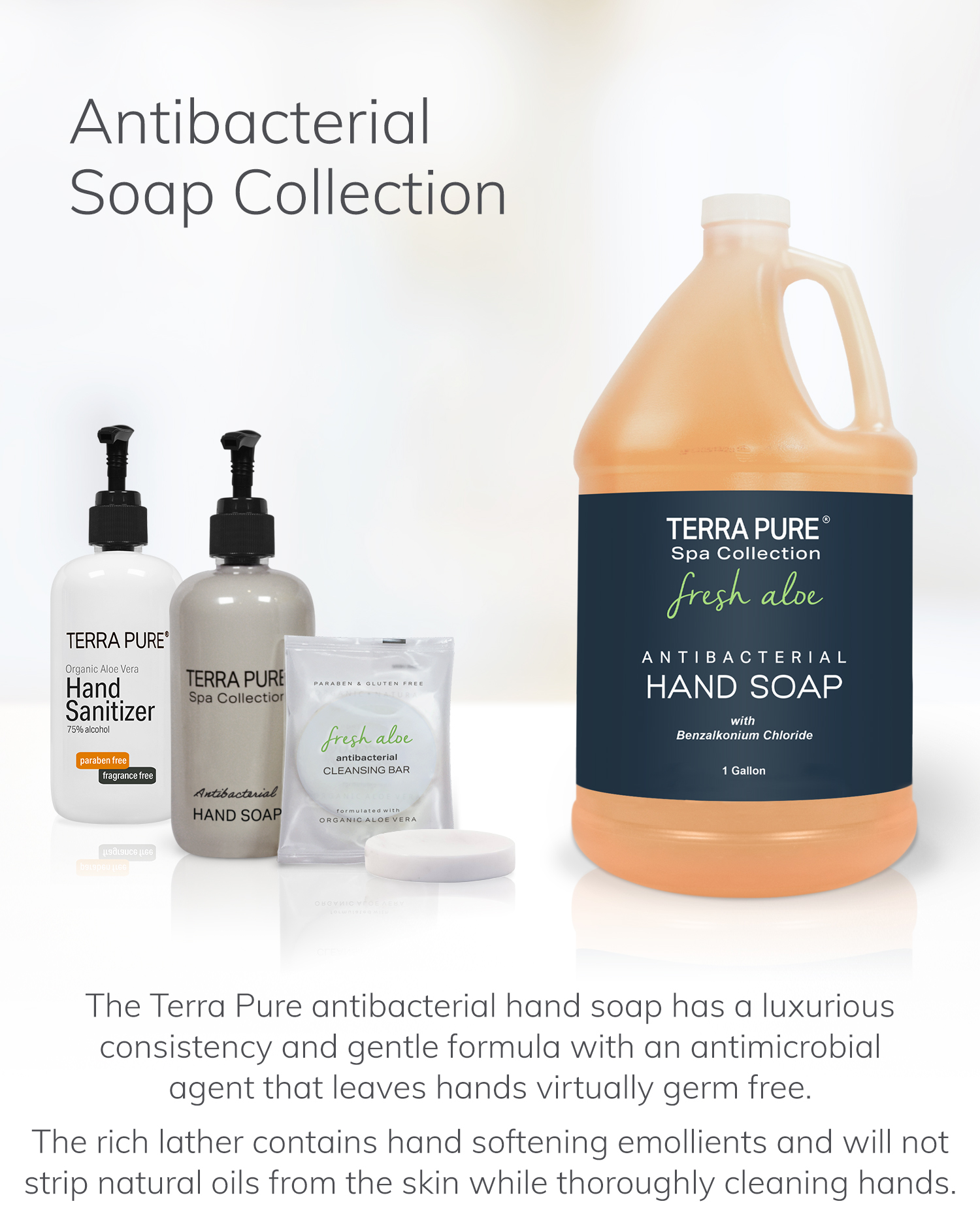 Terra Pure Antibacterial Soap Collection