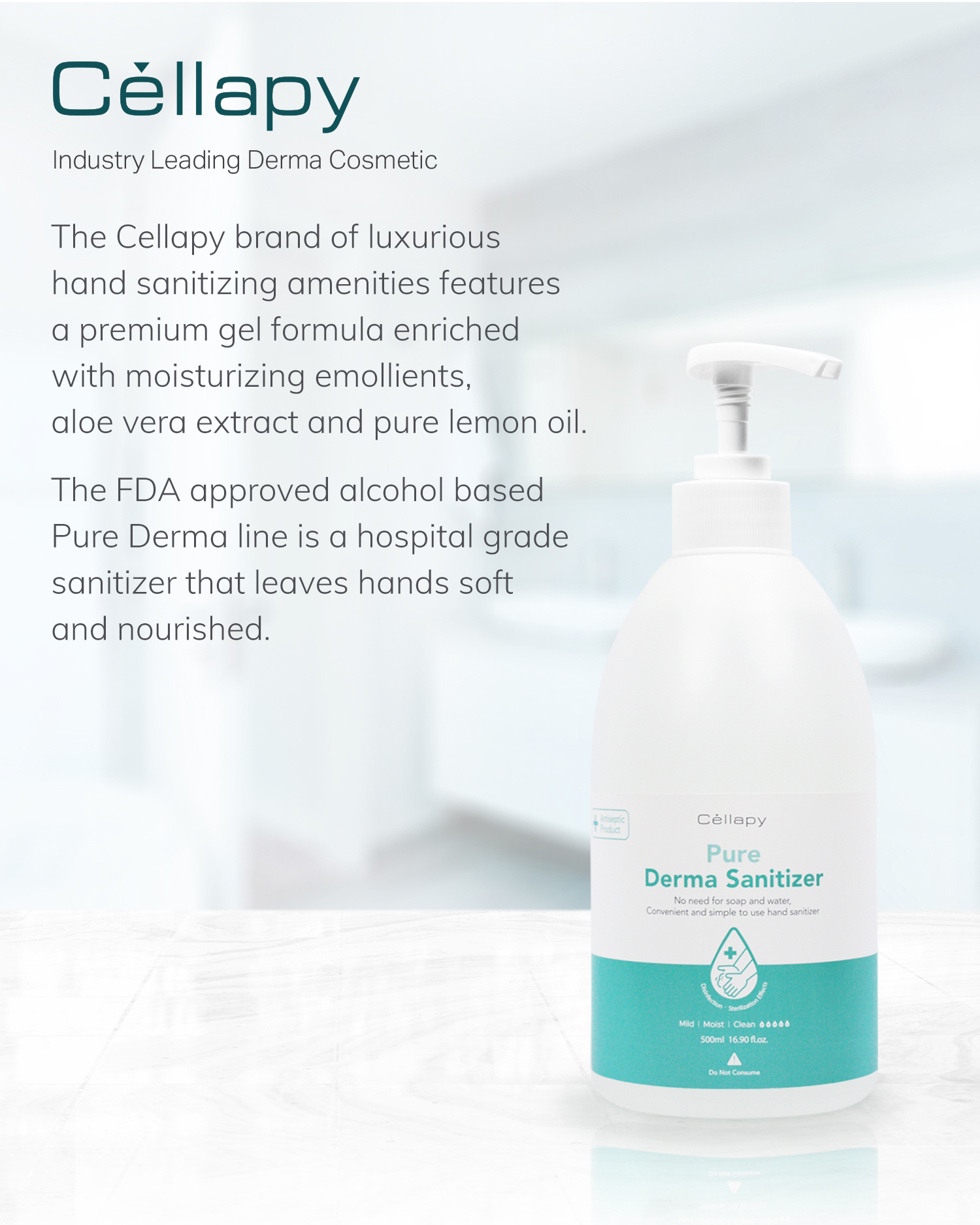 Cellapy Derma Sanitizer (500ml)