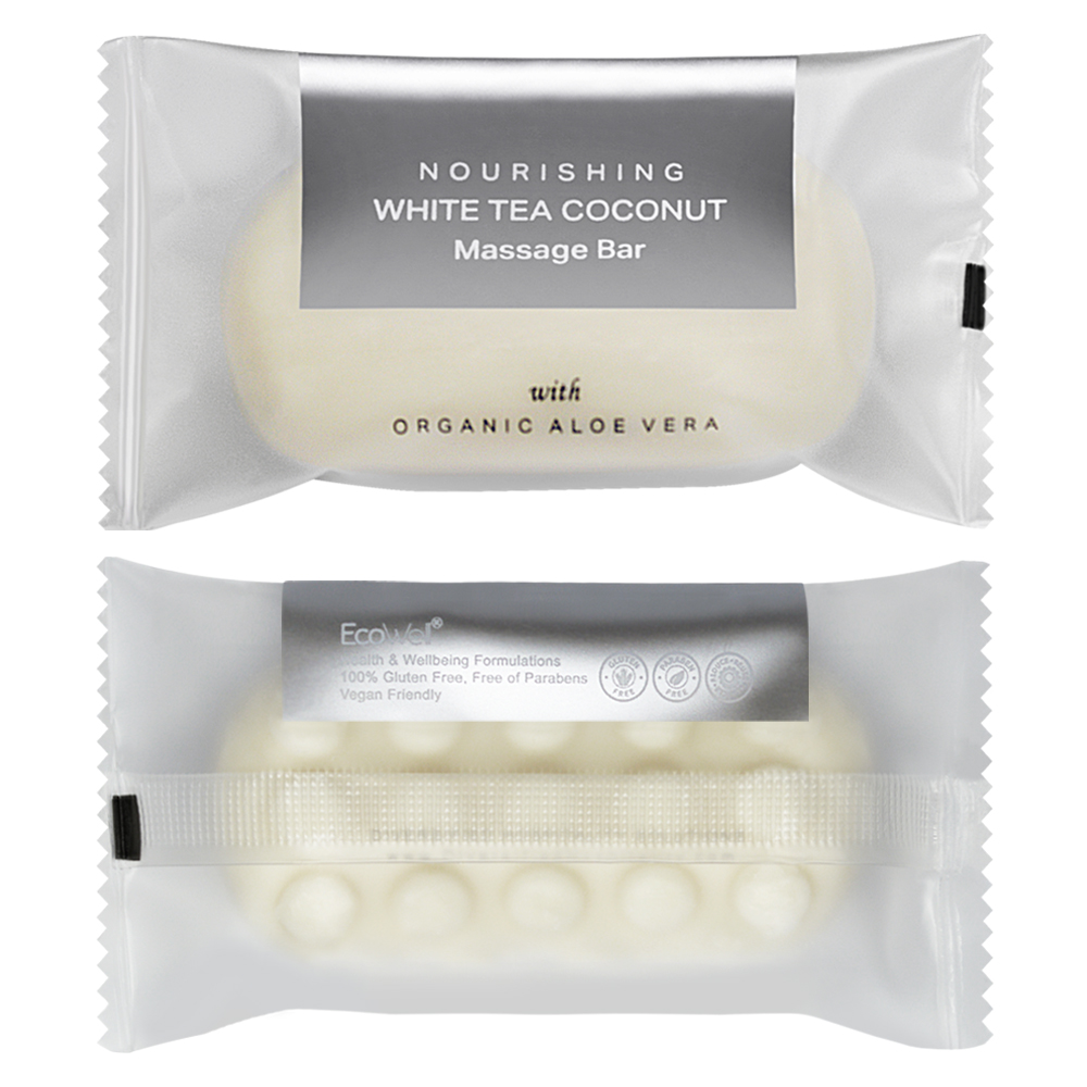 Coconut Cleansing Bar - 50g Sachet (Front and Back)