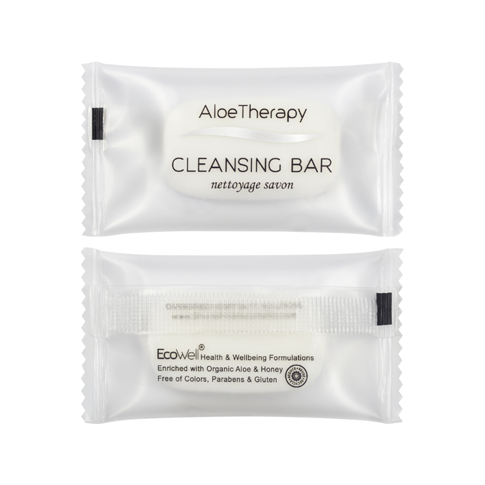 Aloe Vera Cleansing Bar - 8g Sachet (Front and Contents)