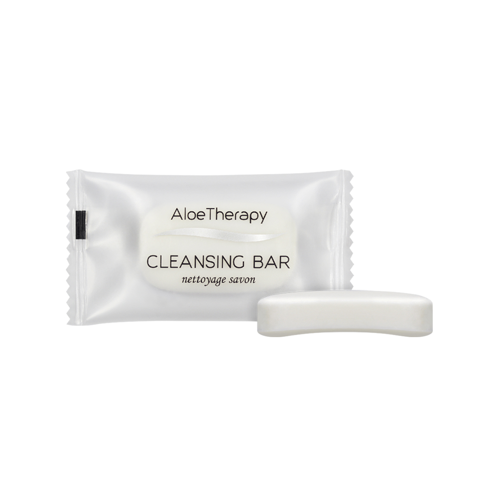 Aloe Vera Cleansing Bar - 12g Sachet (Front and Contents)