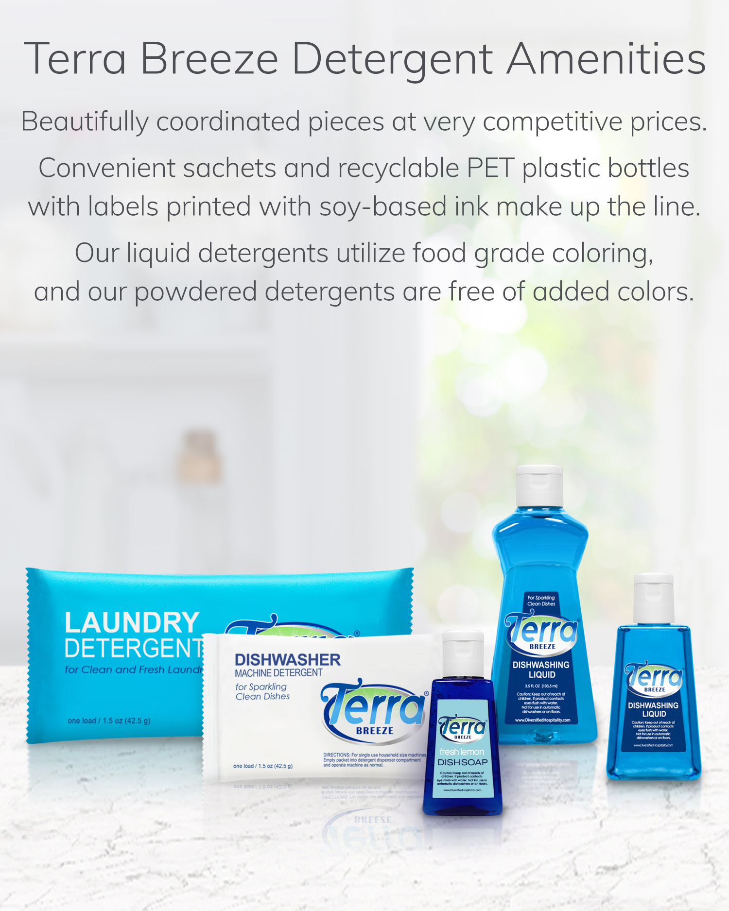 Terra Breeze Detergent Amenities